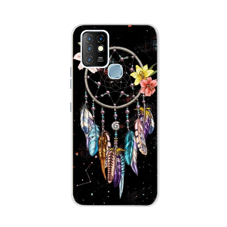Soft Silicone Phone Back Cover for Infinix Hot 10 Series