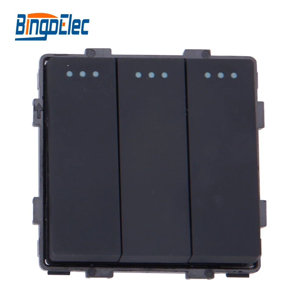 3G1W Push Switch Black 正面
