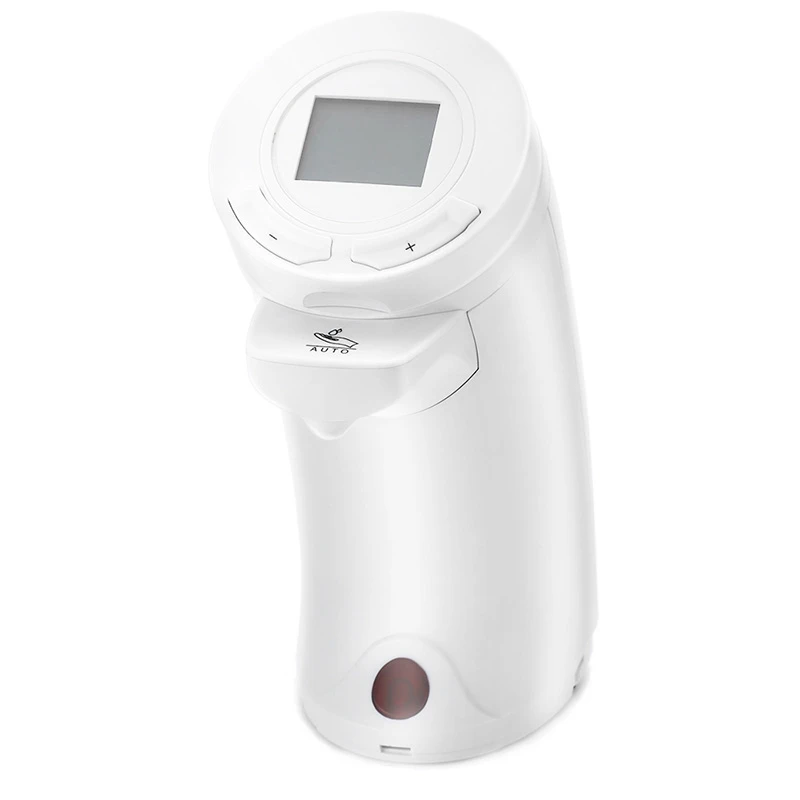 HLZS-Automatic Liquid Soap Dispensers 300Ml Pressless LCD Display ABS Soap Sanitizer Lotion Dispenser for Kitchen Bathroom