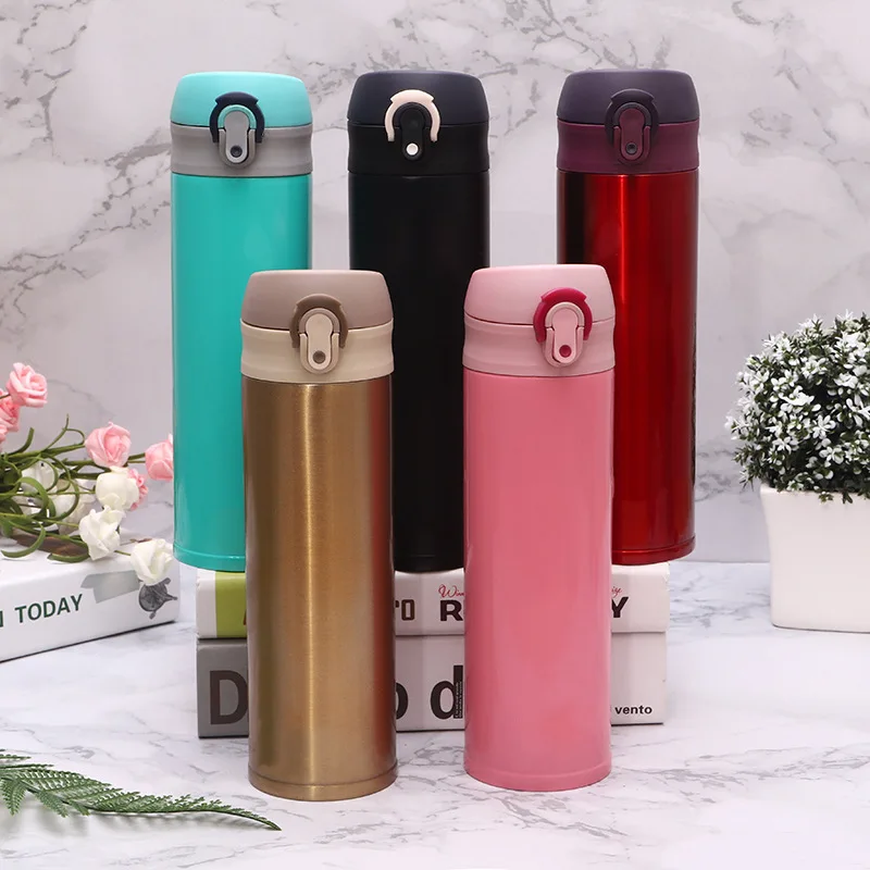 

New Style Stainless Steel Vacuum Flask Gift Bounce Cup Outdoor Sports Advertisement Glass