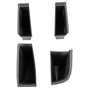 

Front and Rear Doors Storage Box Car Accessories Interior ABS Plastic Black for Mazda 3 2020