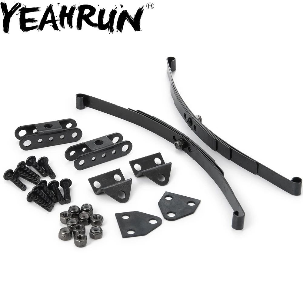 Набор пружинной Подвески YEAHRUN 1/10 Rock Crawler Steel Leaf для D90 RC Crawler|Детали и аксессуары| |