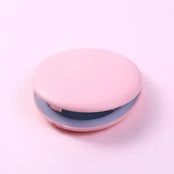 

LED Lighted Mini Circular Makeup Cosmetic Mirror Foldable 10X Magnifying Round Lighting Mirrors Compact Travel 27RC