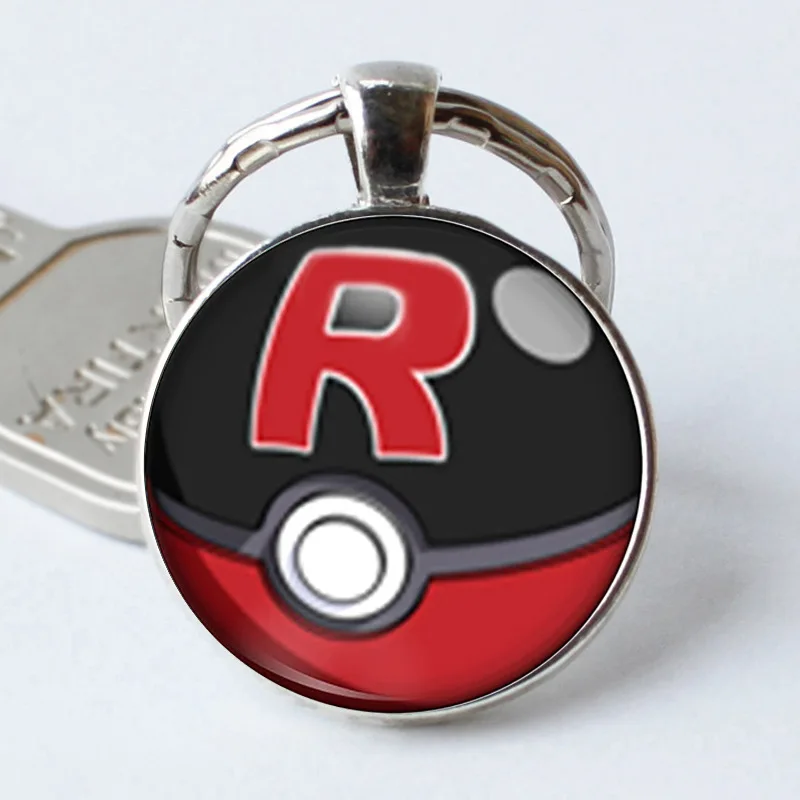 Charmander Pokemon Pokeball брелки модные игры Круглый купол стеклянный кулон брелок
