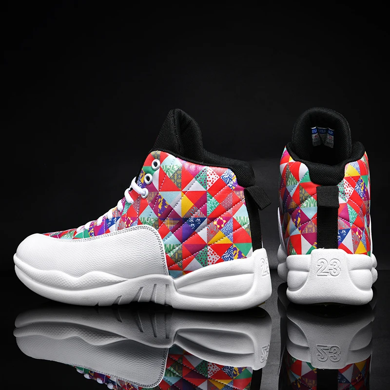 color basketball shoes