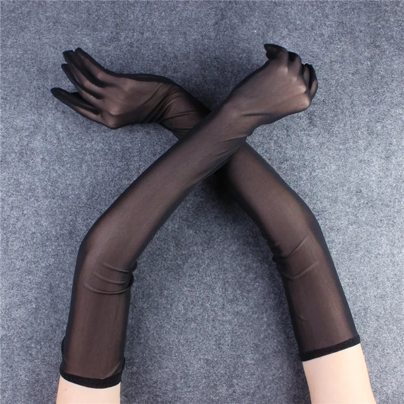 Lace Gloves Fishnet Gloves Male Gloves Women Man Performance Party Elasticity