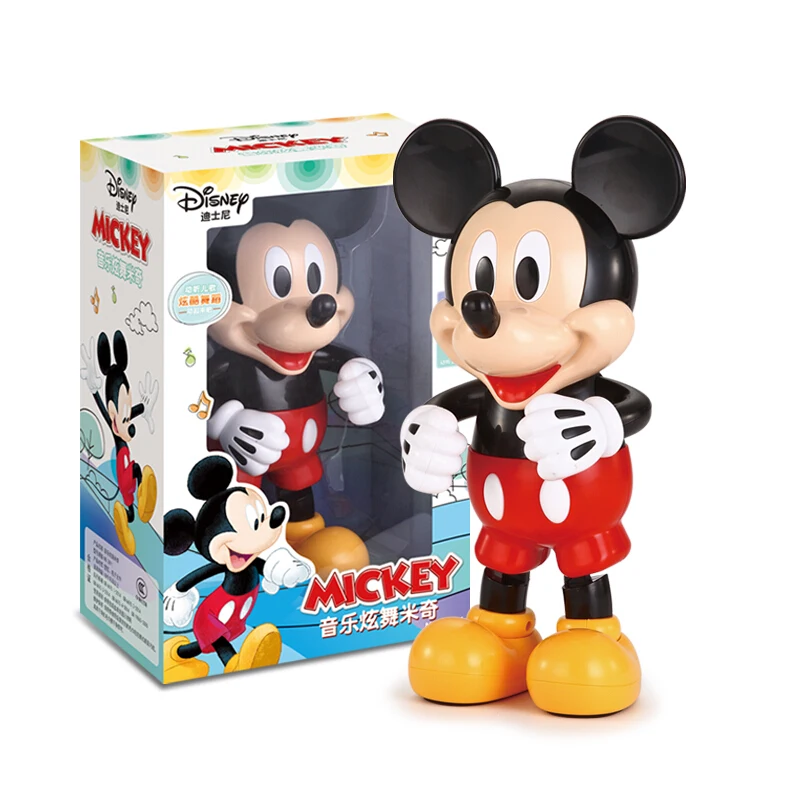 Оригинальный Disney Танцы Микки фигурка мыши экшн ослепительно музыки блестящие