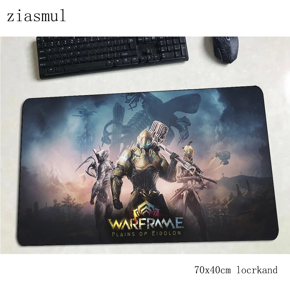 Warframe коврик для мыши 700x400x3 мм игровой коврик для мыши с изображением популярной ноутбук с алюминиевым корпусом стол коврик большой padmouse игры pc gamer коврики геймпад
