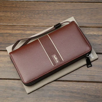 

Men's wallet clutch bag multi-card retro youth long wallet large capacity mobile phone bag