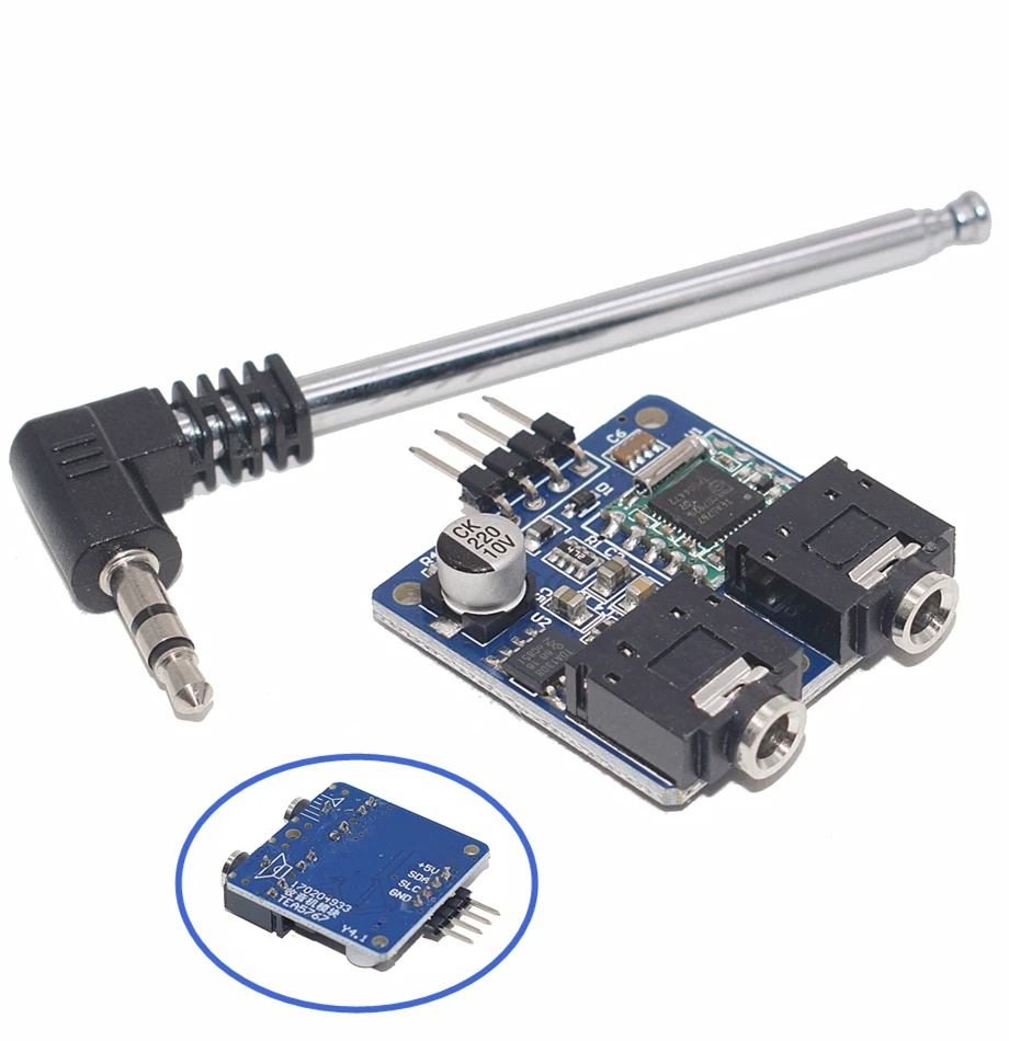 TEA5767 FM Stereo Radio Module for Arduino 76108MHZ With Free Cable