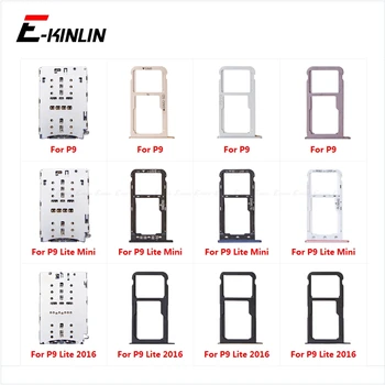 

Sim Card Tray Socket Slot Reader Adapter For HuaWei P9 Lite Mini Micro SD Card Holder Connector Container Replacement Parts