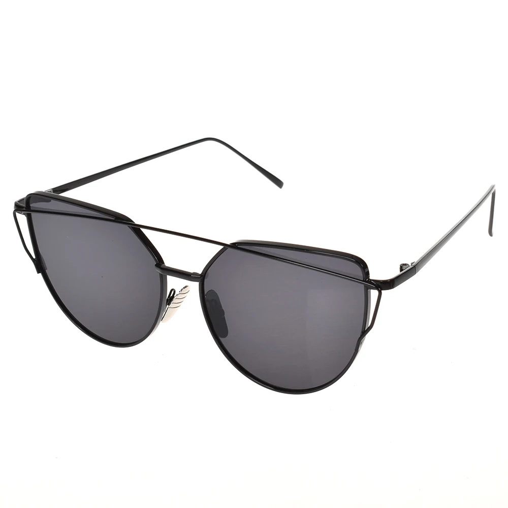 Новые роскошные винтажные Круглые Солнцезащитные очки женские брендовые дизайнерские кошачий глаз очки для женщин женские солнцезащитные очки зеркальные очки