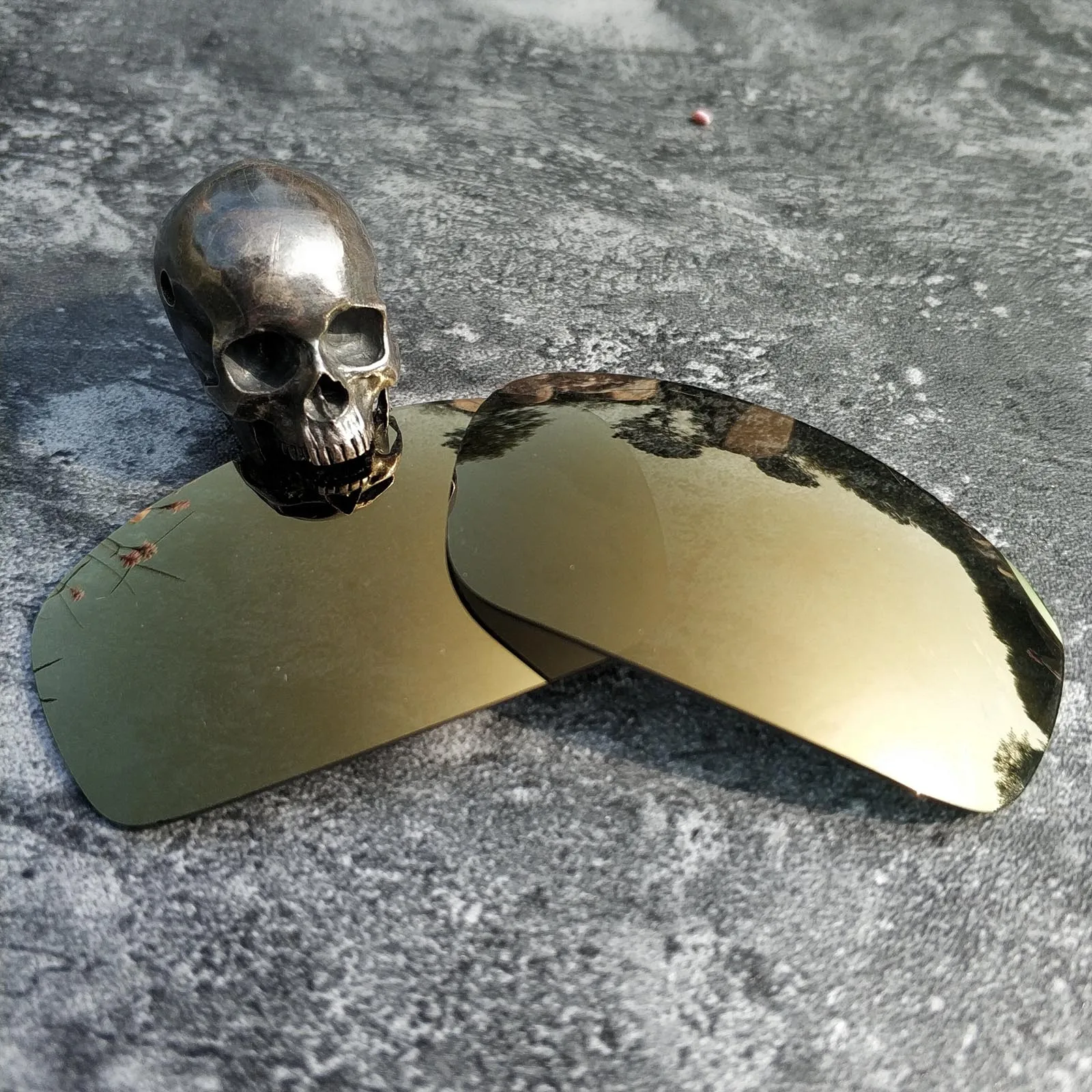 Bronze Golden Firtox истинные поляризованные улучшенные Сменные линзы для солнцезащитных очков-солнцезащитных очков в стиле оакли монстра Пупа(только линзы)-несколько вариантов - Цвет линз: Bronze Golden