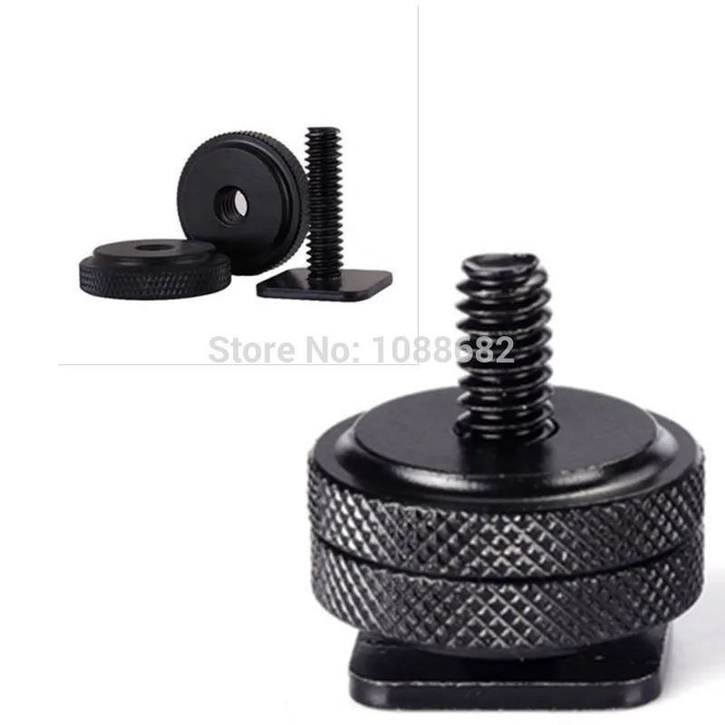 14 Tripod Mount Screw with Double Layer to Flash Hot Shoe Adapter Holder Mount Photo Studio Accessories (2)