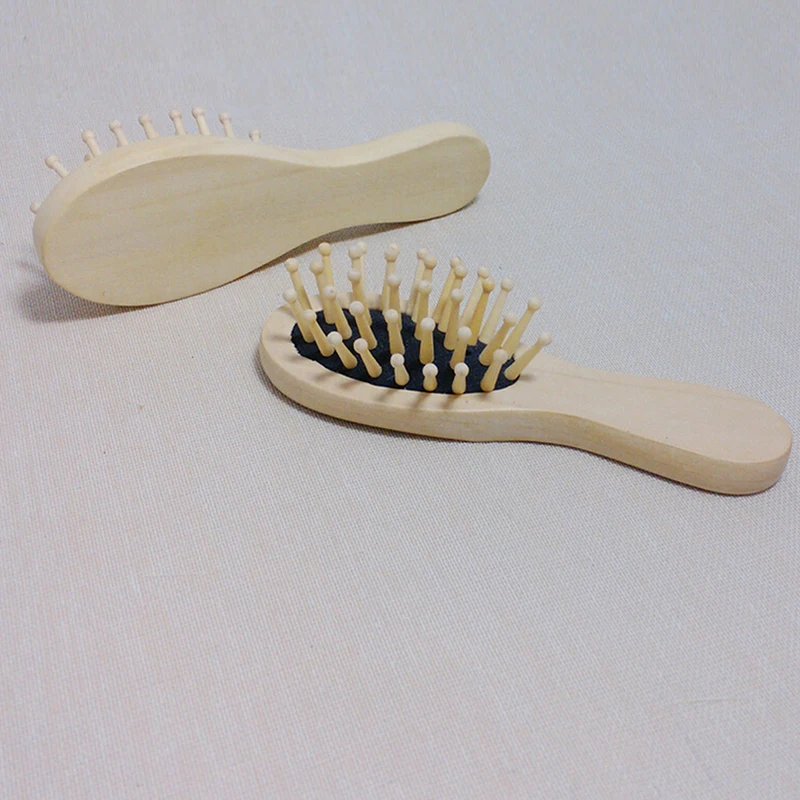 1Pc Spa Massage Comb Brushes Antistatic Wooden Paddle Brush Wood Bamboo Hair Care Combs Styling Tools 4