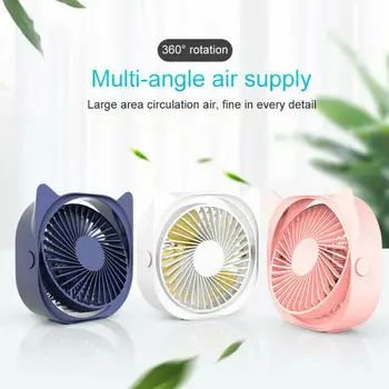 

360° Mini Cooling Fan USB Portable 3 Speed Office Desktop Cooling Car Home