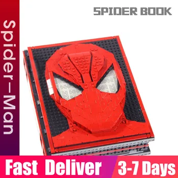 

2895PC SY1461 Iron Book Spider Book In Stocks Super Heroe Chess DC Movies Building Blocks Model Toy Gift for Children