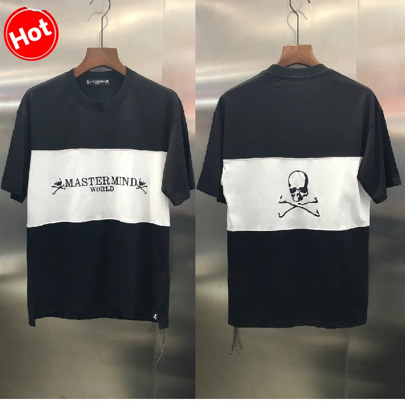 Новая японская футболка Mastermind MMJ Мужская Женская вышитая Футболка Harajuku уличная