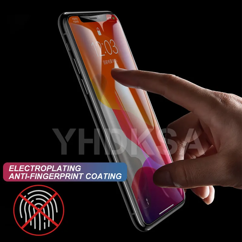 9H закаленное защитное стекло для iPhone 11 Pro X XR XS Max Защитная пленка для экрана iPhone 8 7 6 6S Plus 5S SE