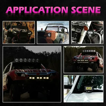 

Motorcycle LED Headlight Accessories Aluminum 10-30 DC 4000LM Replacement