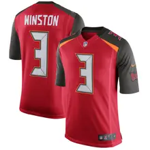 Мужская Новинка, высокое качество, Tampa Bay Jameis Winston Buccaneers, красная Домашняя футболка