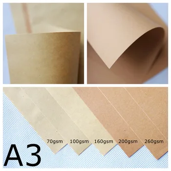 

A3 Kraft Paper DIY Handmake Card Making Craft Paper DIY Thick Paperboard Cardboard 70-260gsm 20pcs High Quality