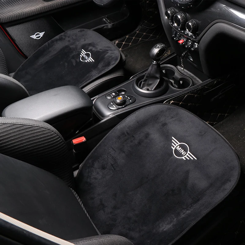 Car Soft Plush Seat Cushion Warm Winter Pad Mat Auto Interior Accessories For Mini Cooper S JCW R55 R60 F60 F55 F54 Clubman
