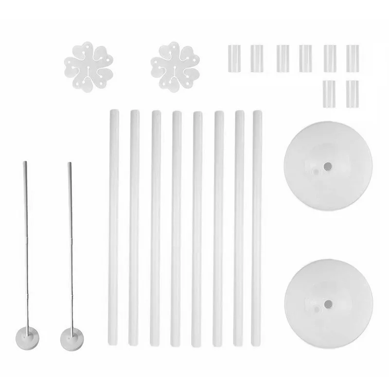  Balloon Column Stand Frame Builder Kits For Festivals Dance Party Transparent