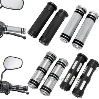 

1"CNC Carving Handle Bar Hand Grips For HARLEY SPORTSTER XL 883 1200 Iron Custom Superlow Forty Eight Special Roadster Nightster