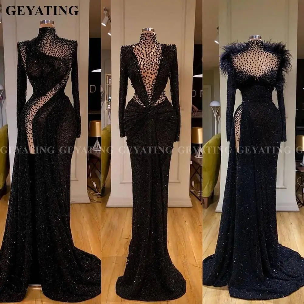 aliexpress evening dresses long sleeve