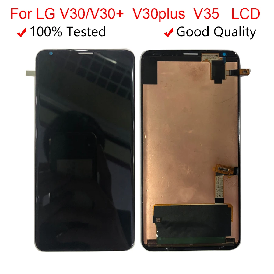Для ЖК-экрана V30 Plus для LG ThinQ V35 дисплей с рамкой 6 0 дюймов + H930 H930DS H931 H932 H933 VS996 US998 LS998U