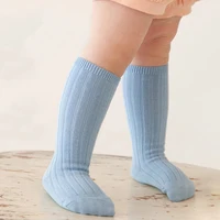 13 Colors Boys And Girls Cotton Socks Casual Ribbed Knee High Baby Long Tube Socks Bootes Socks Children Leg Warmers Socken 1