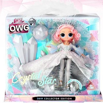 

LOL Surprise Ice Princess Doll OMG Winter Disco Crystal Star Collectible Edition Fashion Doll Girl Toy Gift Birthday Gift