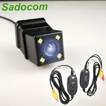 

wireless monitor CCD Night Vision 4LED waterproof Car Backup Rear View Camera for Honda GIENIA 2016 2017 Parking Assistance