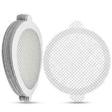 30 Pcs One-Off Floor Drain Stickers Shower Hair Catcher Bath Self-Adhesive Anti-Blocking Drainage Filter Kitchen Sink Strainer