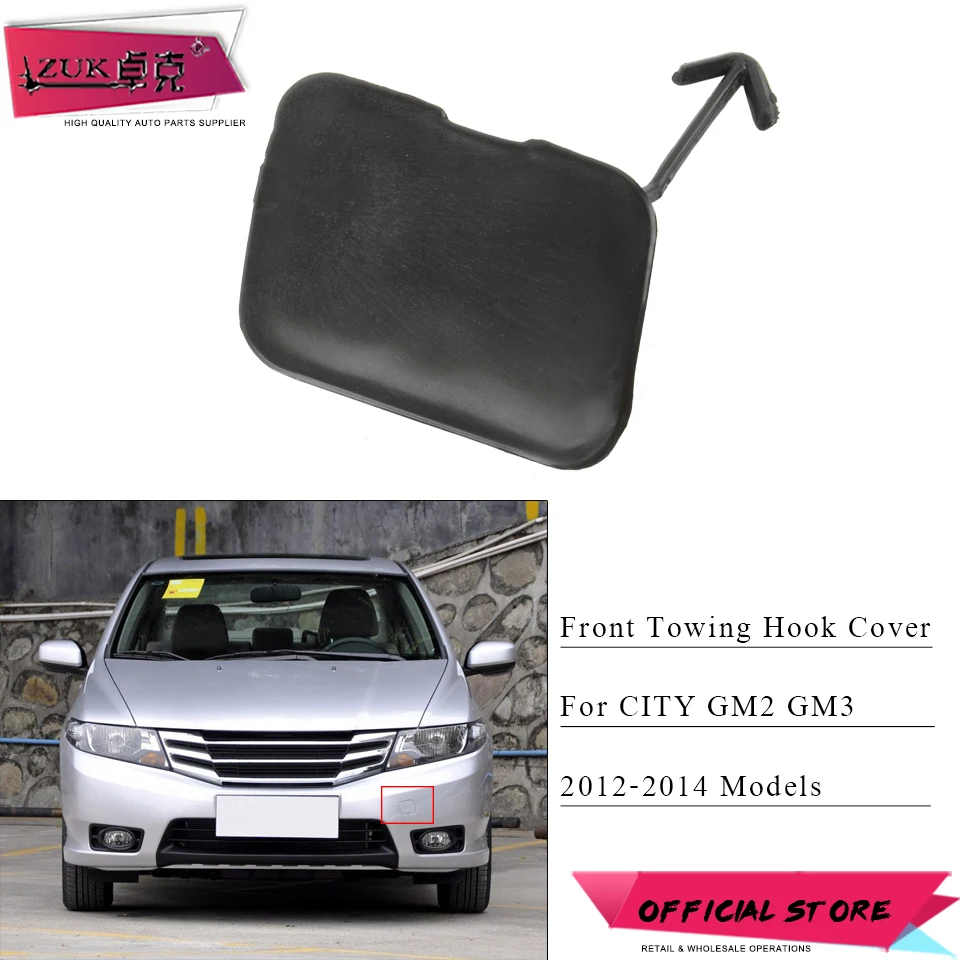 ZUK передний бампер буксировочный чехол корпус крышка Корпус для HONDA CITY 2012 2013 2014 GM2