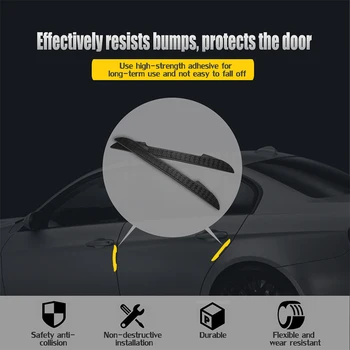 

4x Car Door Anti-collision Strip Guard Sticker For VW Polo Jetta Golf Beetle MK2 MK4 MK5 Touareg Jetta Bora CC Passat
