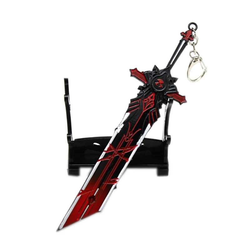 

Five-Star Weapon Game Genshin Impact Cosplay Metal Props Anime Jewelry Project Diluc Alloy Keychain Ornament Pendant Halloween