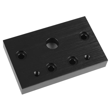 

2020 New Black Aluminum Alloy C-Beam End Mount Mounting Plate for CNC Router Linear Rail System for 3D Printer Parts Accessories
