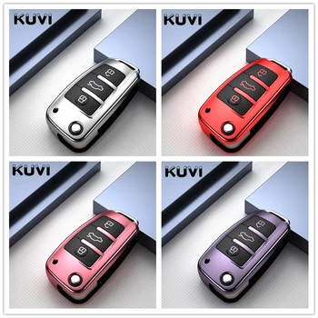 

TPU+Carbon grain Car Key Case Protection Cover For Audi A3 A4 A4L B5 B6 B7 B8 B9 A5 A6 A6L C5 C6 Q3 Q5 Q7 S5 S7 RS3 TT Styling