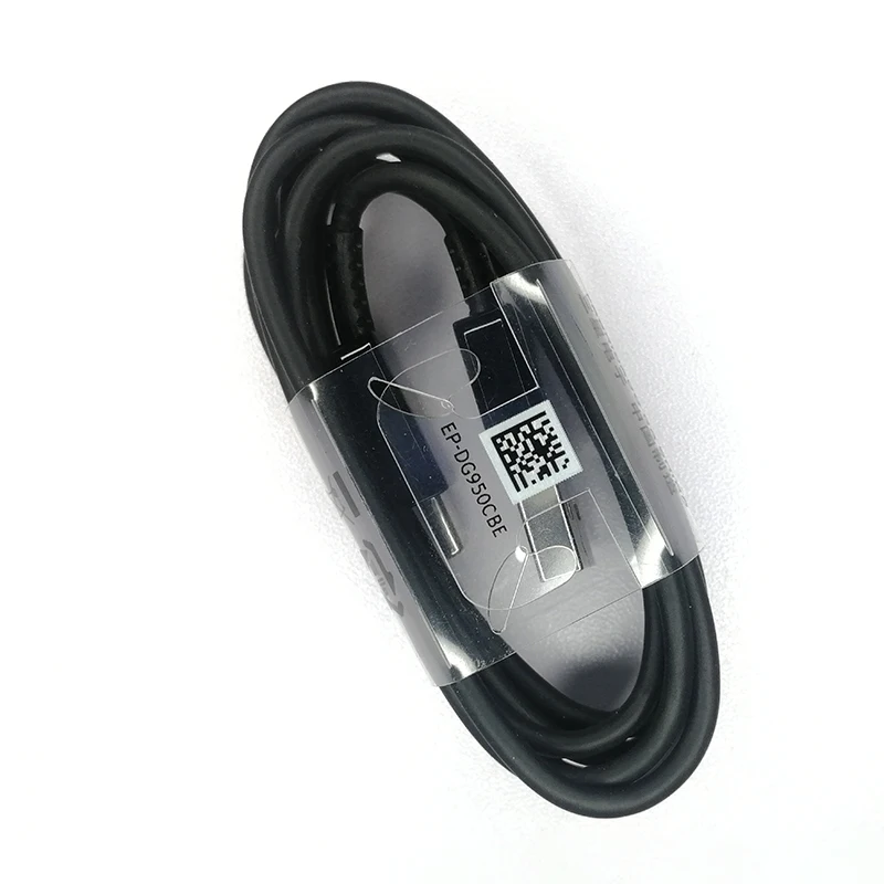 Кабель для быстрой зарядки samsung Usb type C, для samsung Galaxy S10 S8 S9 Plus A30 A40 A50 A60 A70 - Цвет: Black
