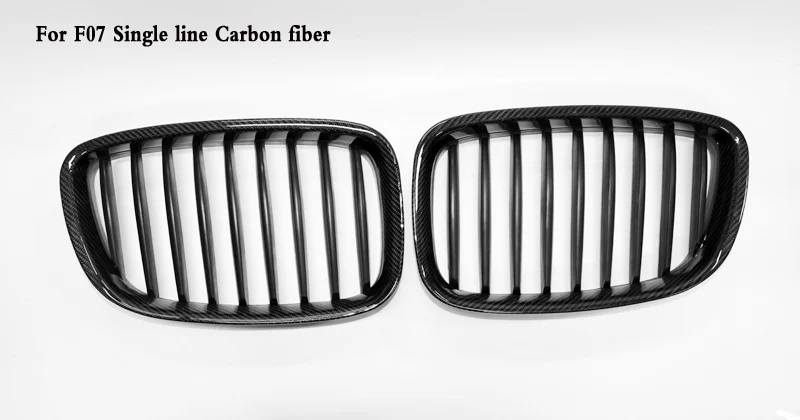Двухлинейная ABS колоер углеродная Черная решетка подходит для BMW 5 Series F07