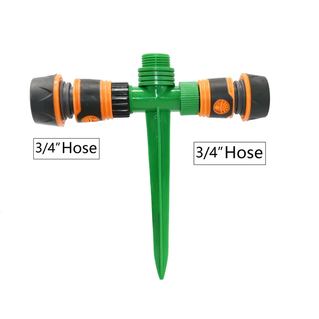 Kert Forgó Sprinkler Tartó 1/2 3/4 "Műanyag Tüske Beillesztése Őrölt Kerti Tömlő Öntözés Örvény Adapter - Image 6