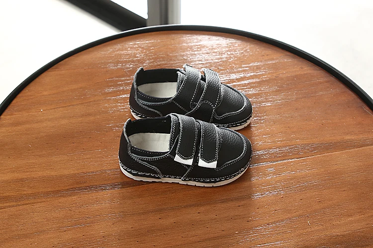 Fall New Kids'sports Shoes Genuine Leather Girls' Fashion Breathable Casual Shoes Boys Loafers 1-3-15 Years Old