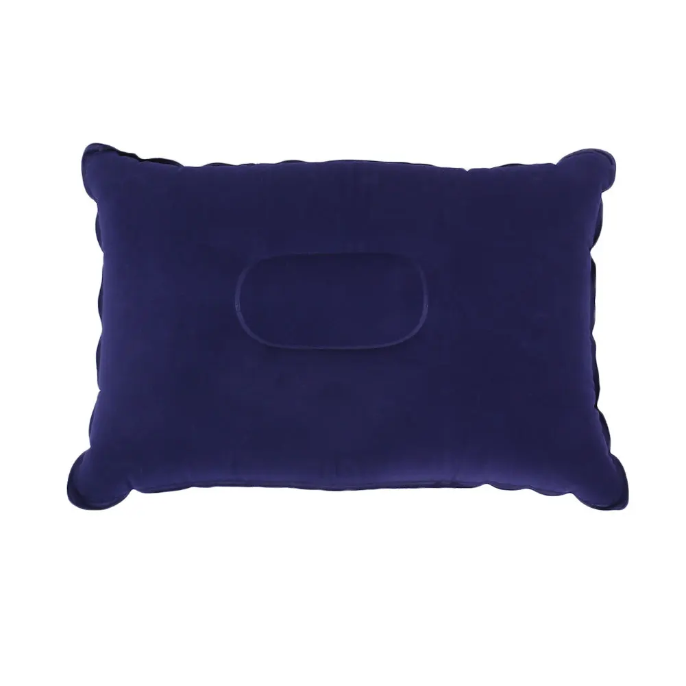 Accessories Mat Pad Air Inflation Pillow Hiking PVC Square Travel Sleeping Rest Camping New Outdoor - Color: dark blue