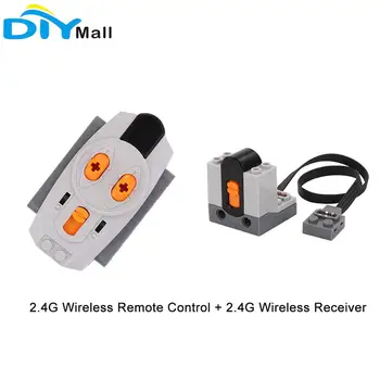 

2.4G Wireless Remote Control and 2.4G Wireless Receiver compatible for legoeds multi power functions tool servo blocks