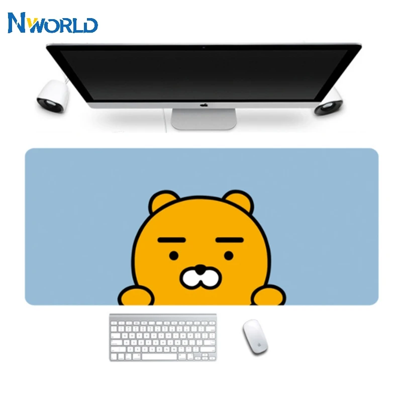 

75cm*30cm Waterproof Cartoon Keyboard Pad Extra Large Office Gamer Oversize Mouse pad Speed-up Solid Large Rubber Mat Carpet