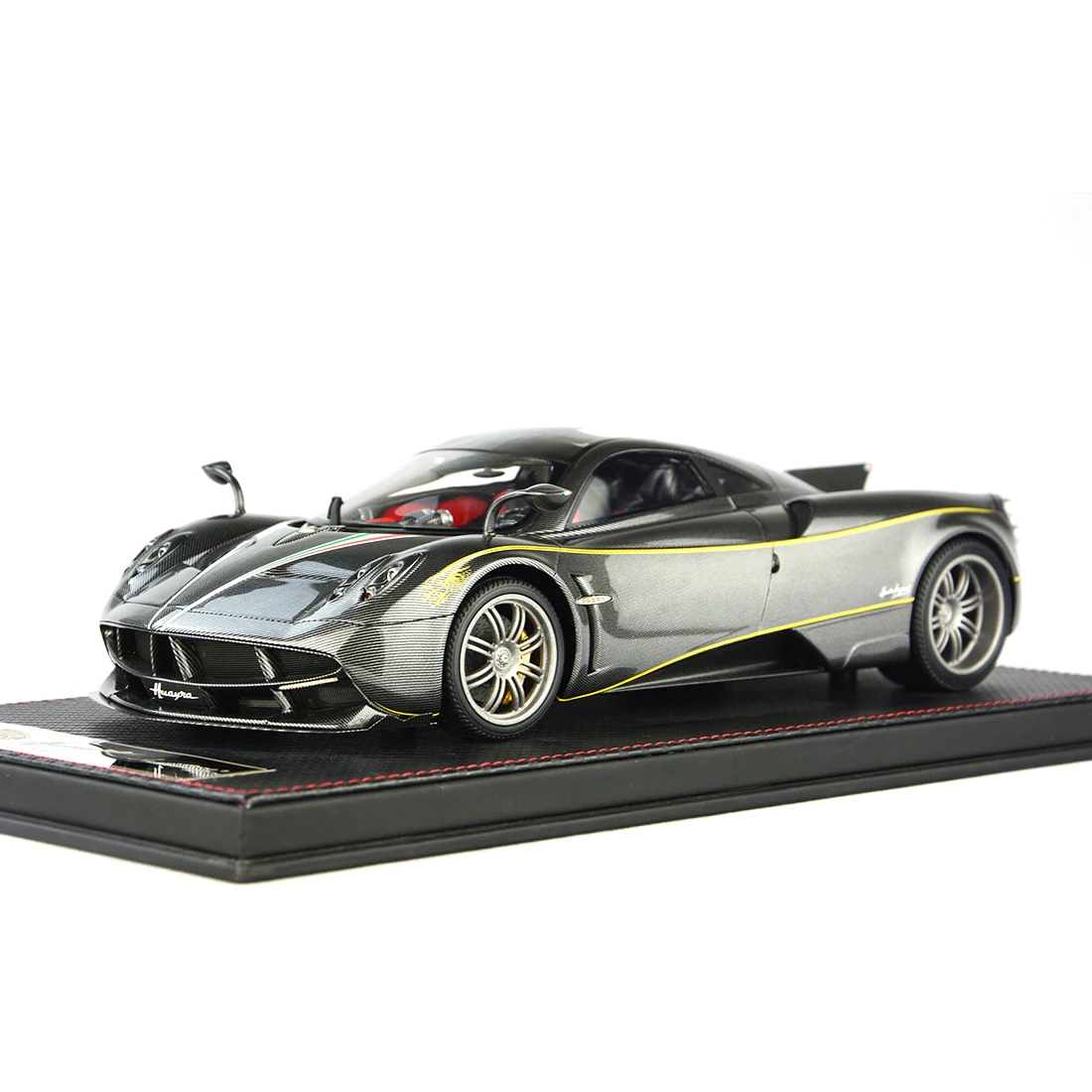 1:18 Модель автомобиля Pagani HUAYRA Модель Коллекция декор с основанием пылезащитный чехол модель обучающая игрушка-синий/угольно-серый/фиолетовый красный