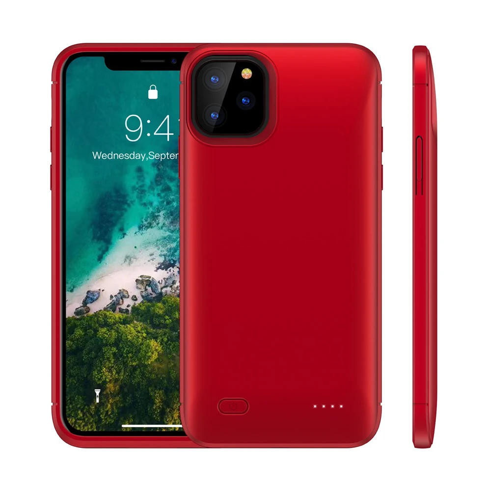 Чехол для аккумулятора для iPhone 11 Pro Max 4000mAh power Bank Тонкий Внешний чехол для зарядки для iPhone 11 чехол для зарядного устройства