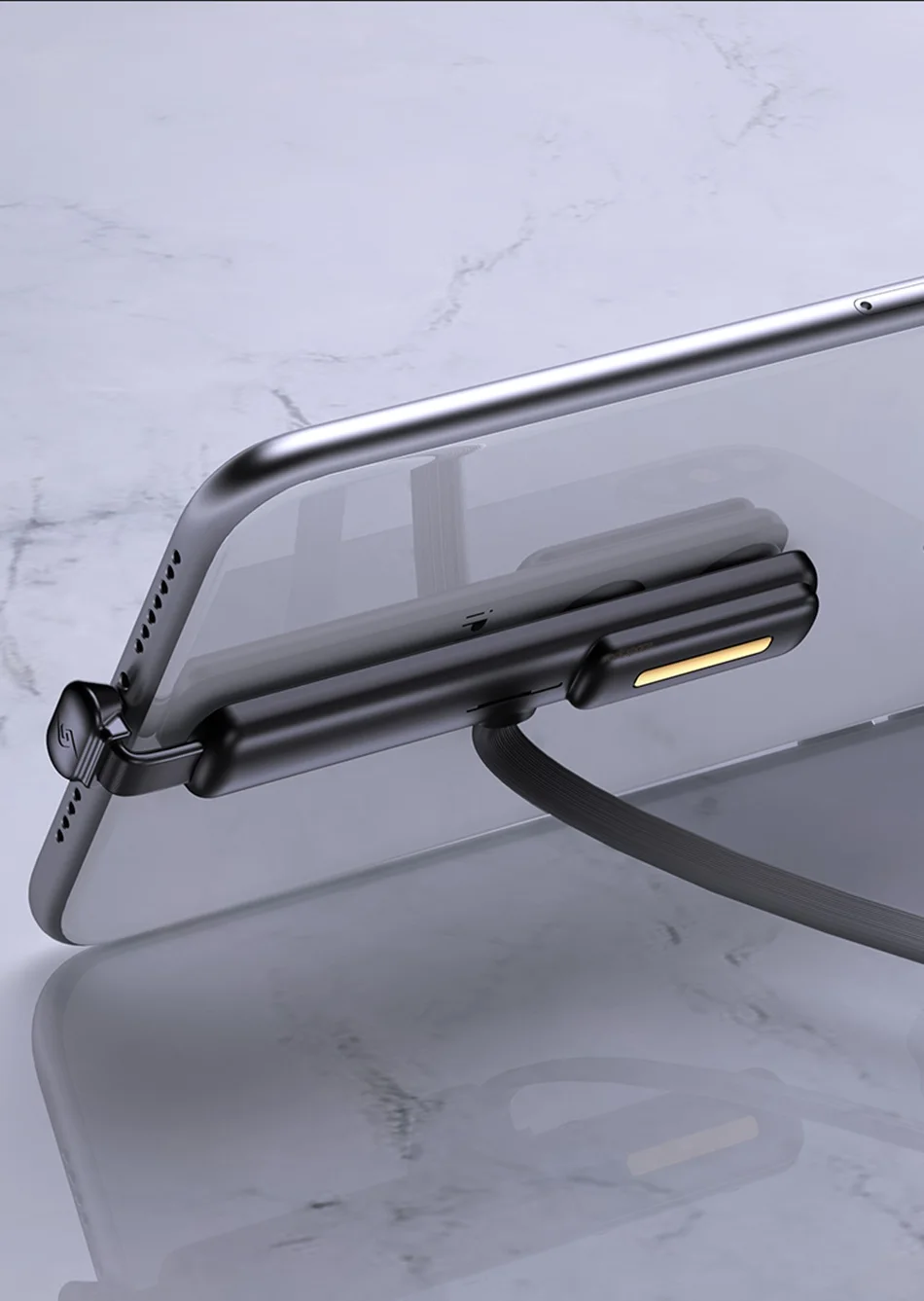 ROCK игровой кабель для iPhone 11 pro max X XS 8 7 6Plus шнур для быстрой зарядки данных с присоской для кабеля iPhone 6